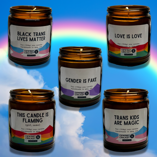 PRIDE FUNDRAISER - 7 oz Soy Candles - Multiple Scents Available - Supporting The Trevor Project