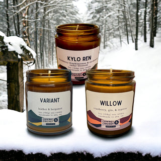 Winter Scents Candle Bundle/Gift Set (Three 7oz Jars)