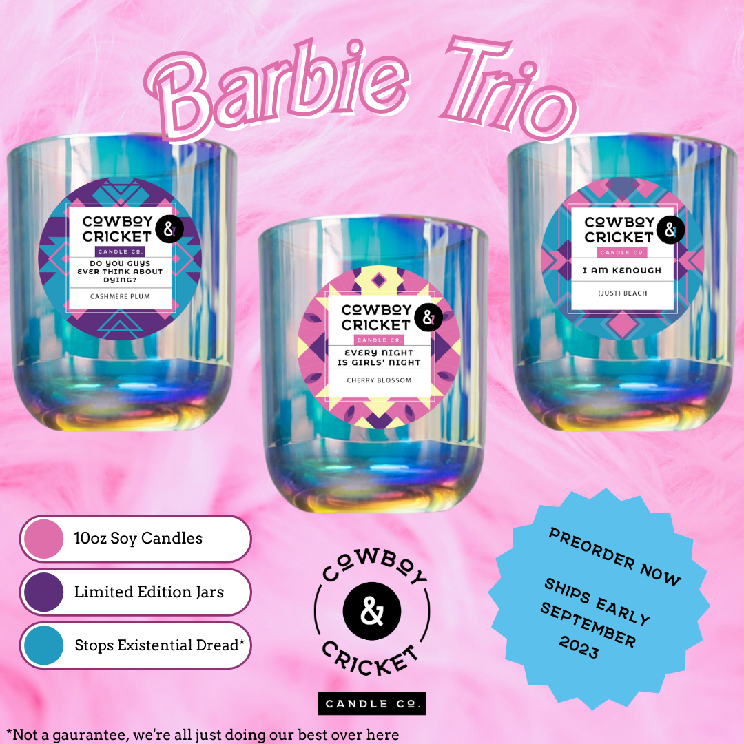SHIPPING NOW - Barbie Candle Trio