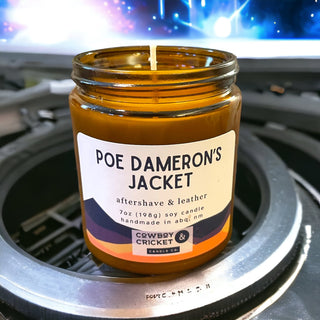 Poe Dameron's Jacket Soy Candles and Melts - Aftershave & Leather - Space Adventure Inspired