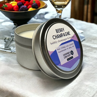 Berry Champagne Soy Candles and Melts - Bubbly Champagne & Berries