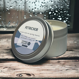Petrichor Soy Candles and Melts - Warm Rain on Spring Leaves