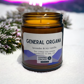 General Organa Soy Candles and Melts - Lavender & Icy Vanilla - Space Adventure Inspired