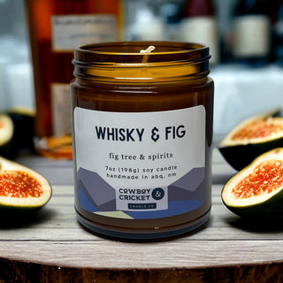 Whisky & Fig Soy Candles and Melts - Fig Tree and Spirits