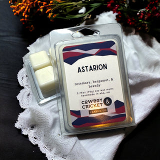 Astarion Soy Candles and Melts - Rosemary, Bergamot, & Brandy - Dungeon Adventure Inspired