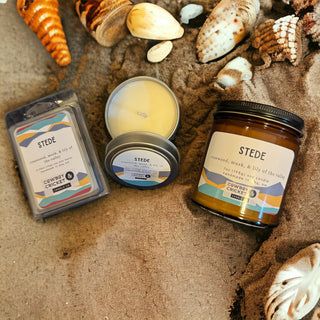 Stede Soy Candles and Melts - Rosewood, Musk, & Lily of the Valley - Pirate Inspired