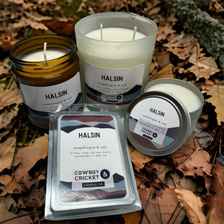 Halsin Soy Candles and Melts - Snapdragon & Oak - Dungeon Adventure Inspired