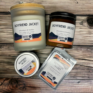 Boyfriend Jacket Soy Candles and Melts - Aftershave & Leather