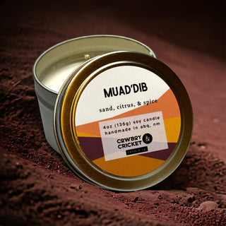 Muad'Dib Soy Candles and Melts - Sand, Citrus, & Spice