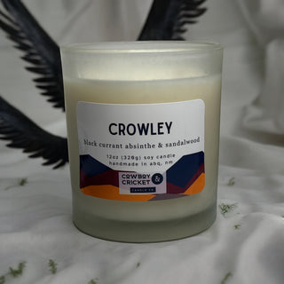 Crowley Soy Candles and Melts - Black Currant Absinthe & Sandalwood - Good Omens Inspired