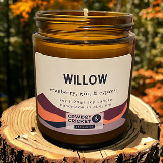Willow Soy Candles and Melts - Cranberry, Gin, & Cypress - Taylor Swift Inspired