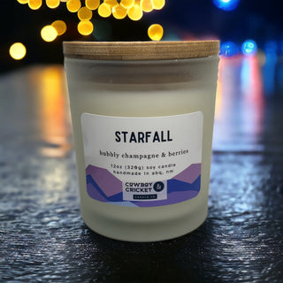 Starfall Soy Candles and Melts - Bubbly Champagne & Berries - ACOTAR Inspired