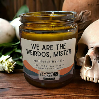 We Are The Weirdos, Mister Soy Candles and Melts - Spellbooks & Smoke - The Craft Inspired
