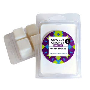 Reader Beware Wax Melt - Lime Sorbet & Orange Popsicle - Goosebumps Inspired