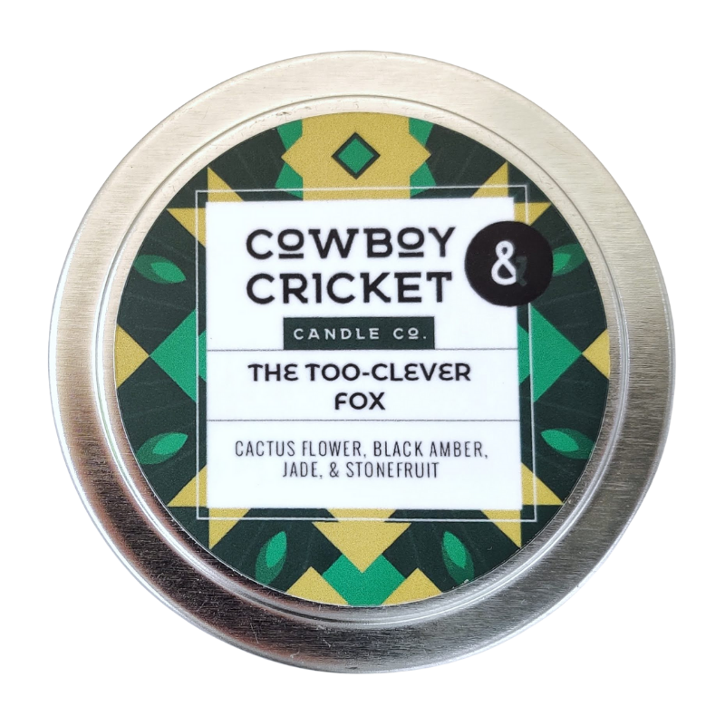 The Too-Clever Fox Candle - Cactus Flower, Black Amber, Jade, & Stonefruit - Grishaverse Inspired